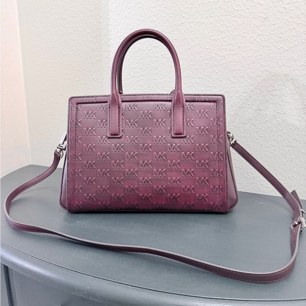 Michael Kors Laila Medium Satchel (good condition) - Oxblood - Picture 2 of 6